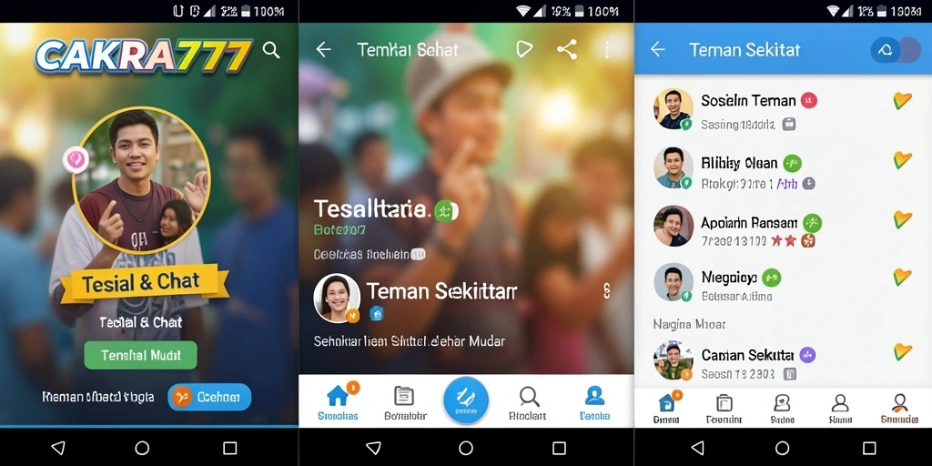 Antarmuka CAKRA777 yang menarik dan mudah digunakan.