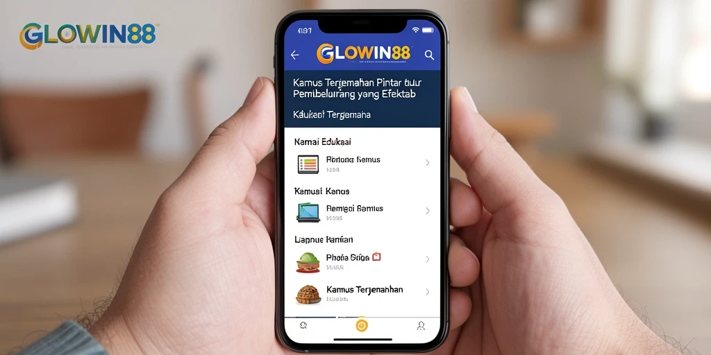 Tampilan antarmuka GLOWIN88 yang sederhana dan mudah dipahami.