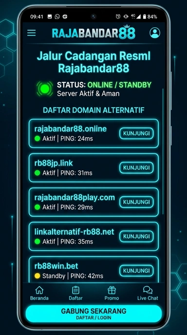 Link Alternatif Rajabandar88 untuk Pengguna Android