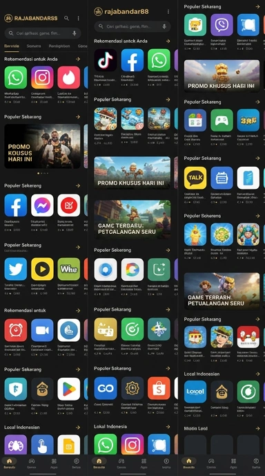 Aplikasi Populer & Kanal Uji di rajabandar88 — Akses Mudah dan Cepat